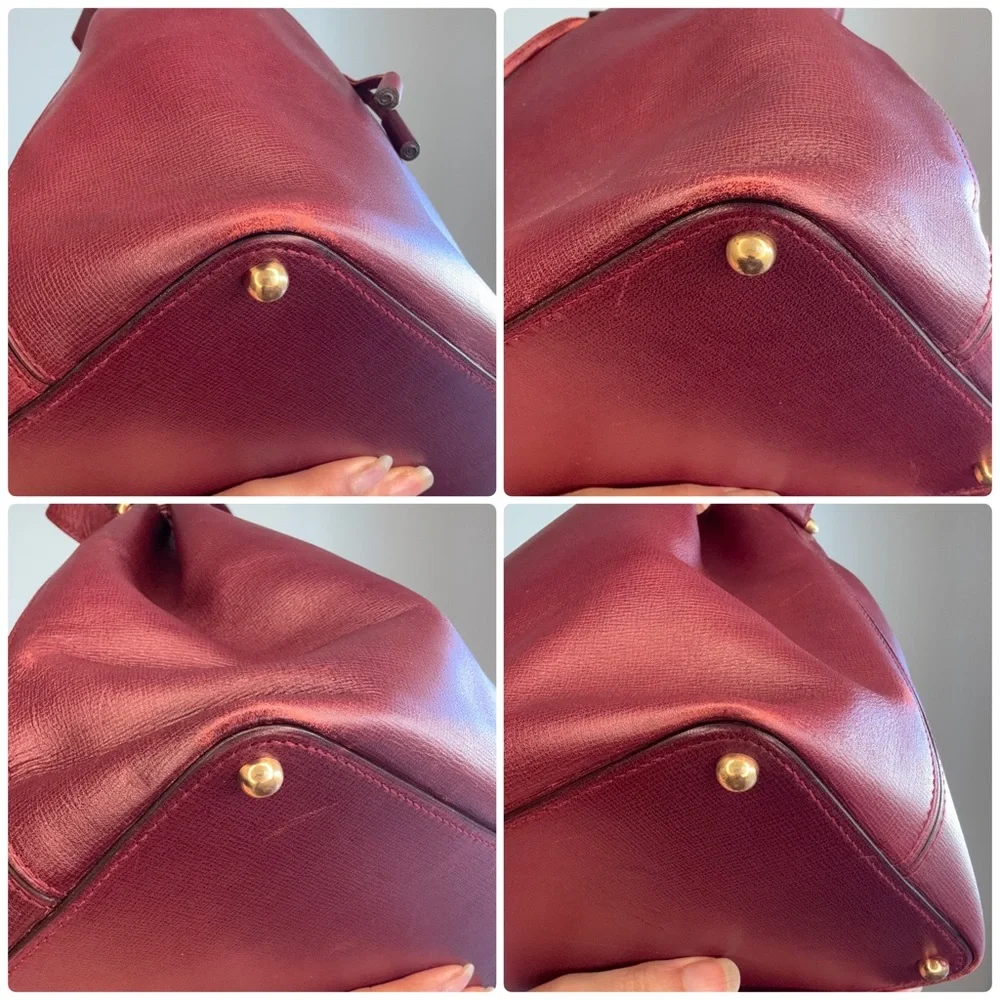 Cartier Vintage Calfskin Bucket bag with card and COA - Picture 8 of 17